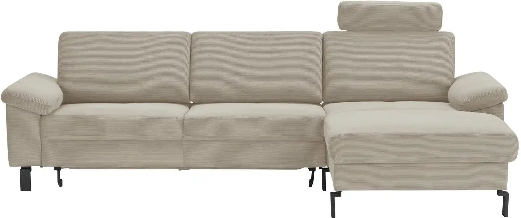 Max Schelling Ecksofa Feincord Maximum Move ¦ beige ¦ Maße (cm): B: 284 H: 85 T: 185.0 Polstermöbel > Sofas > Ecksofas -...