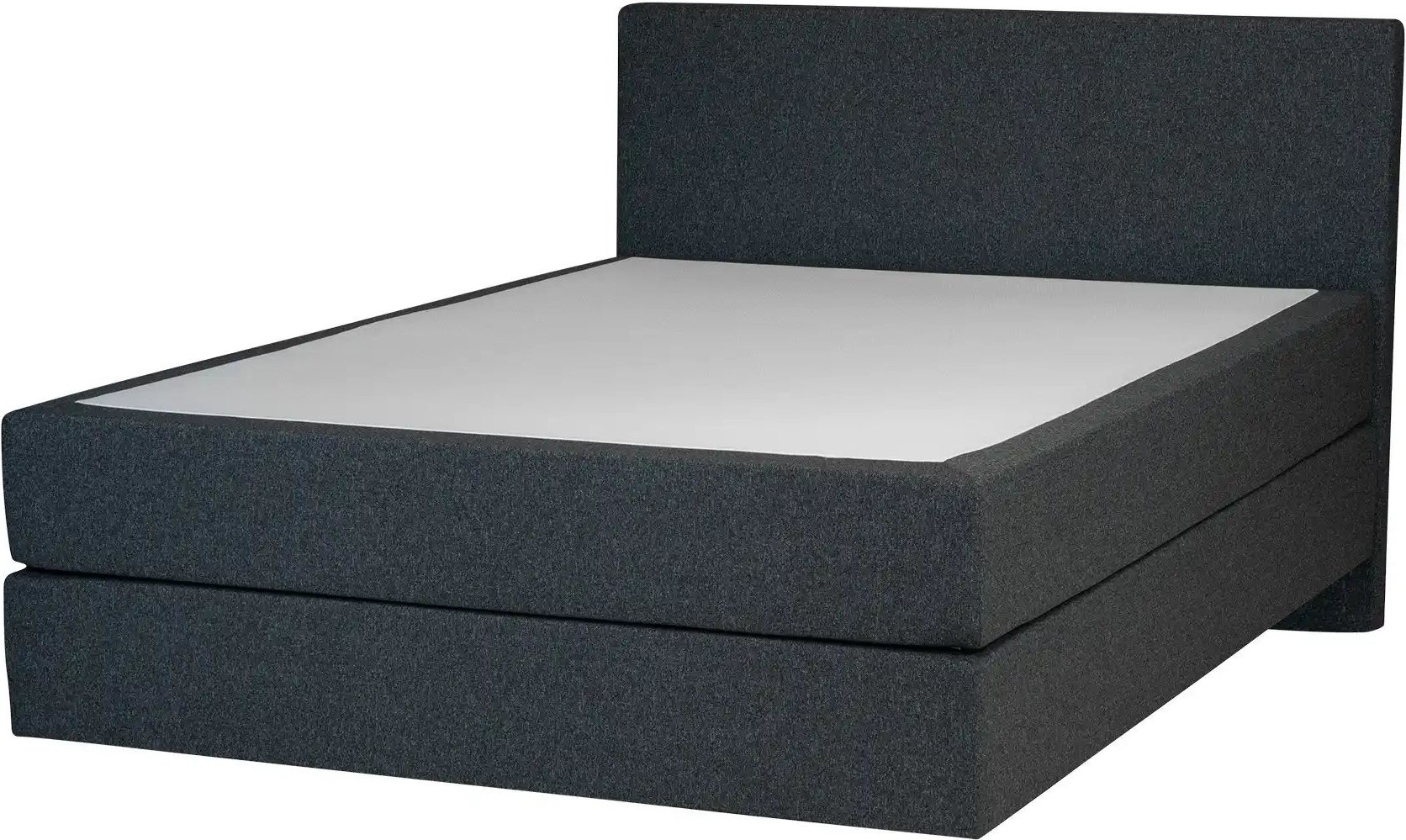Boxspringbett 120x200 in dunkelgrau Elin ¦ grau ¦ Maße (cm): B: 120 H: 105 Betten > Boxspringbetten - Höffner