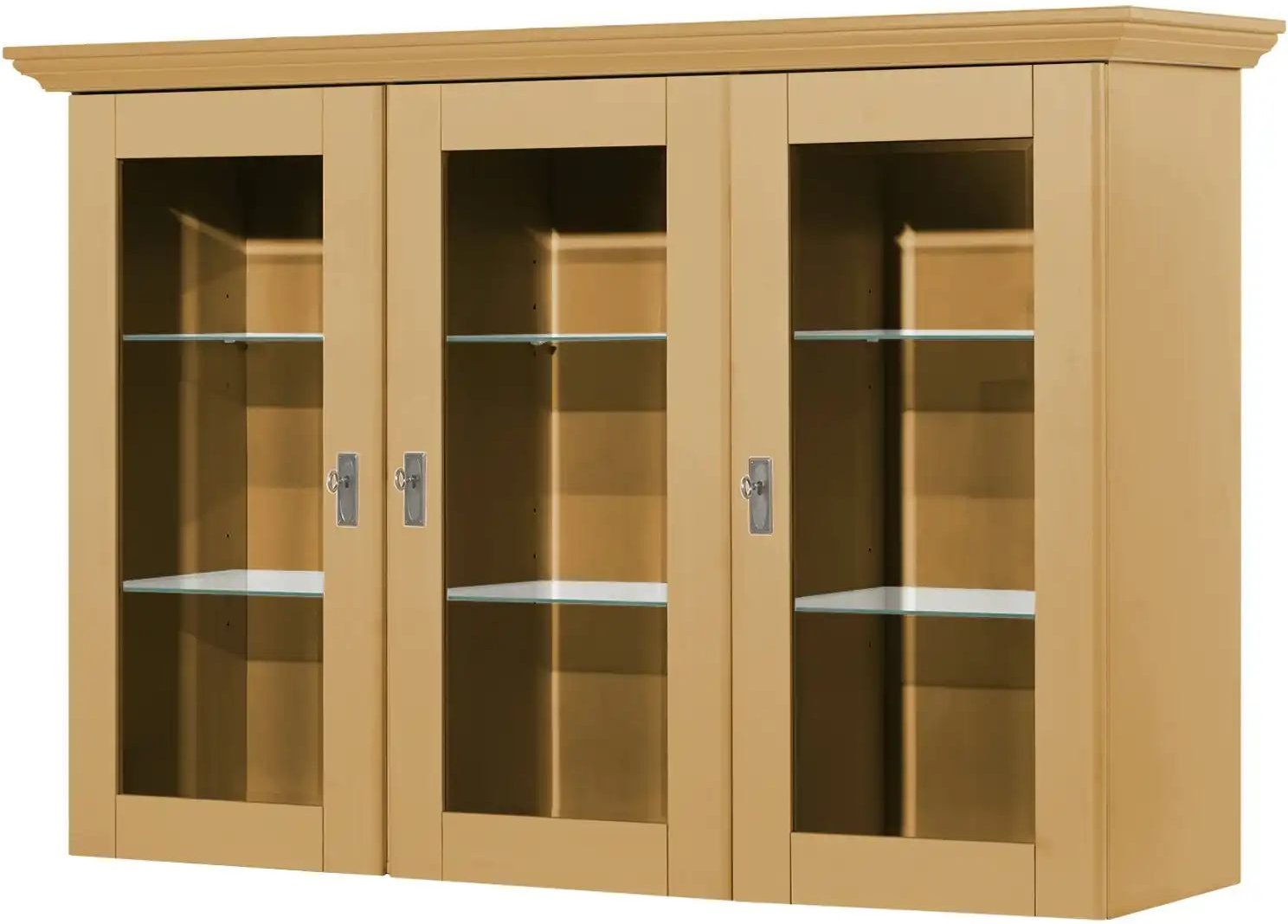 Thumbnail - maison bleue Vitrinenaufsatz für Sideboard Florian ¦ holzfarben ¦ Maße (cm): B: 171,3 H: 112 T: 48.0 Schränke > Buffets...