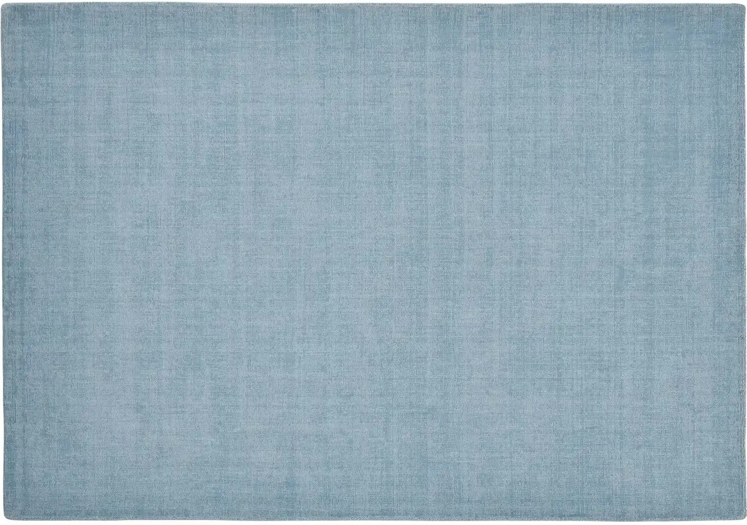 Handweb-Teppich Vinaya ¦ blau ¦ Wolle ¦ Maße (cm): B: 140 Teppiche > Einfarbige Teppiche - Höffner