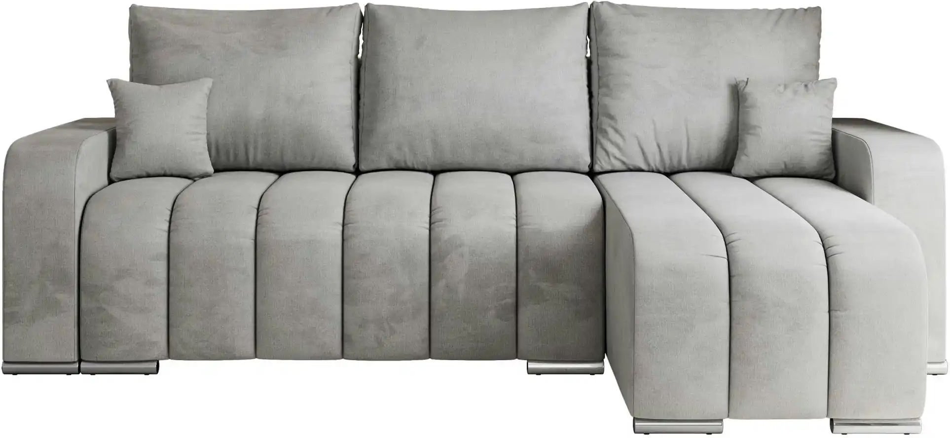 Ecksofa mit Schlaffunktion Kirasso ¦ grau ¦ Maße (cm): B: 245 H: 86 Polstermöbel > Sofas > Ecksofas - Höffner