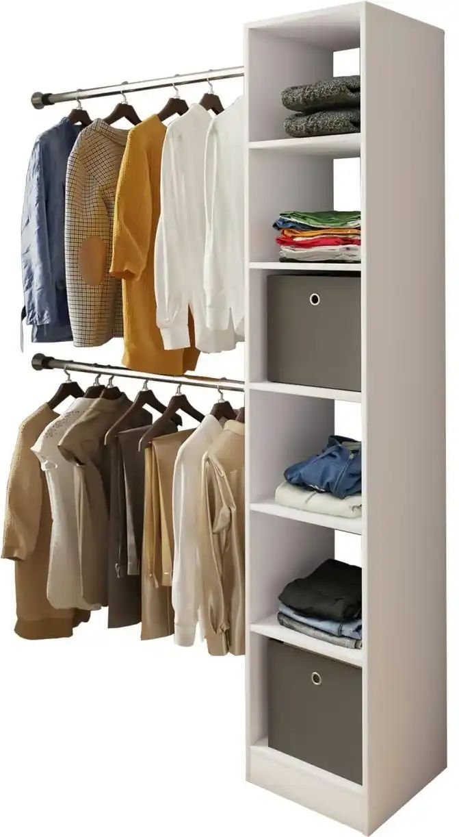 Thumbnail - Kompaktgarderobe Dacho ¦ weiß ¦ Maße (cm): B: 38 H: 194 T: 40.0 Garderoben & Kleiderstangen > Garderoben - Höffner