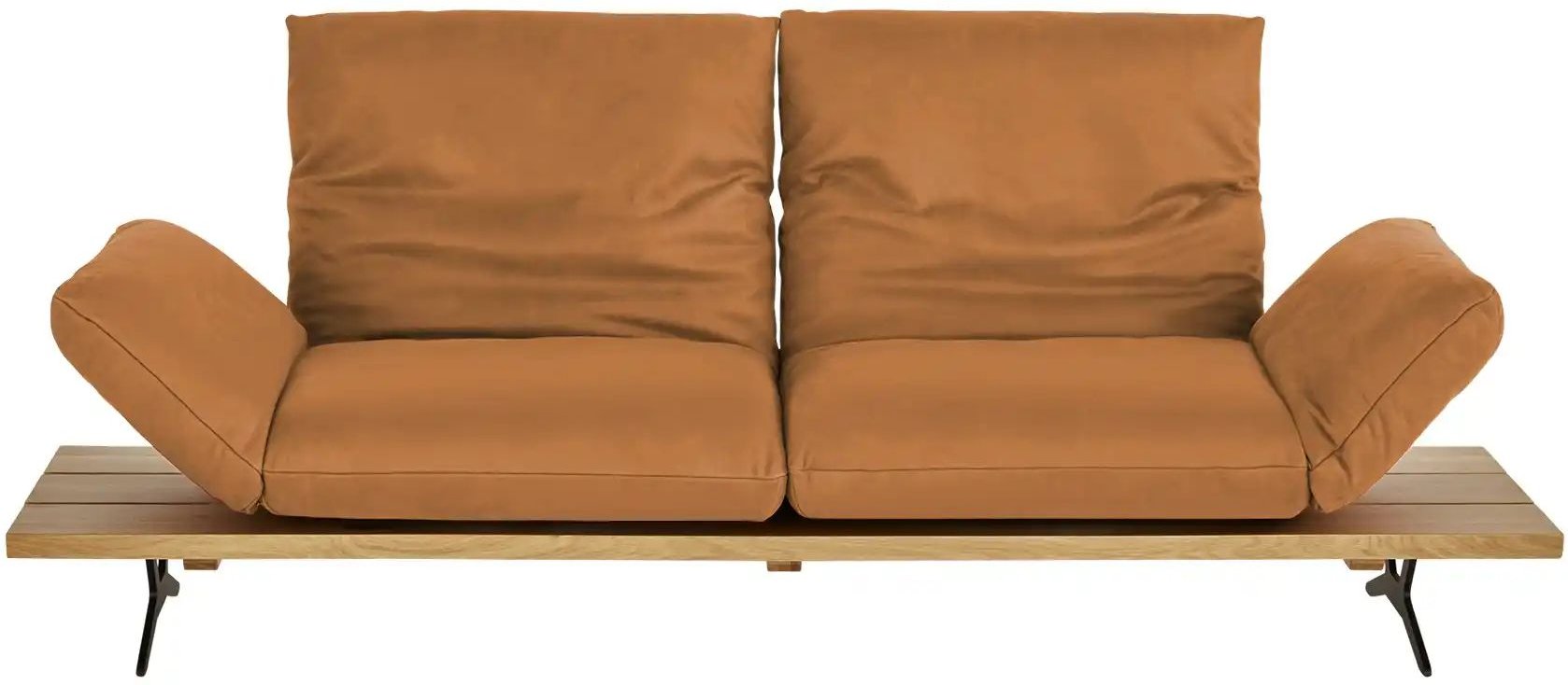 KOINOR Ledersofa Marilyn ¦ gelb ¦ Maße (cm): B: 232 H: 96 T: 90.0 Polstermöbel > Sofas > 2-Sitzer - Höffner