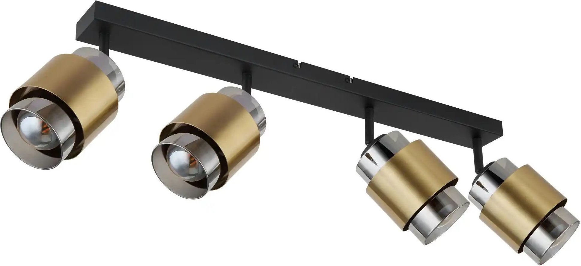 Globo Lighting Deckenleuchte ¦ schwarz ¦ Maße (cm): B: 65 H: 12,5 T: 10.0 Lampen & Leuchten > Deckenleuchten - Höffner