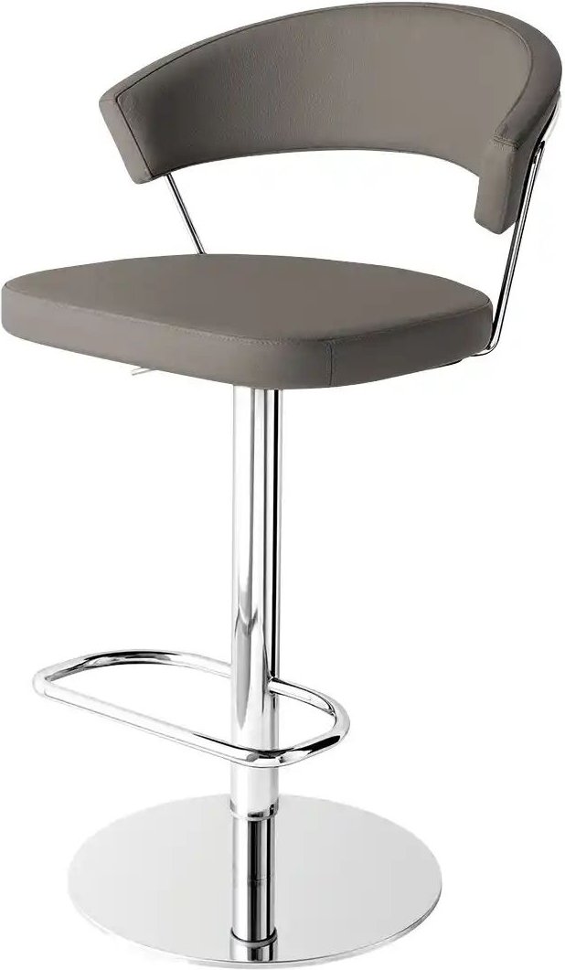 Connubia Barstuhl New York ¦ grau ¦ Maße (cm): B: 57 H: 110 T: 53.0 Polstermöbel > Hocker > Barhocker - Höffner