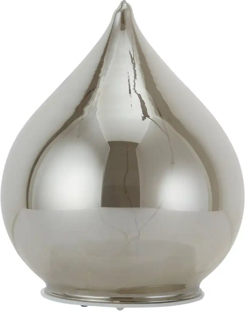 LED Tischdekoration Tropfen ¦ grau ¦ Maße (cm): H: 16,5 Ø: 13 Weihnachten - Höffner