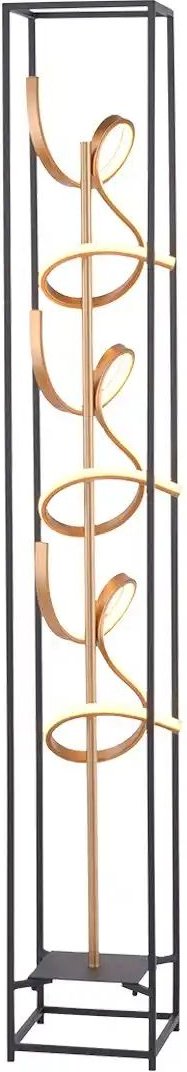 Paul Neuhaus LED-Stehleuchte schwarz/goldfarben Selina ¦ schwarz ¦ Maße (cm): B: 20 H: 139,5 T: 20.0 Lampen & Leuchten...