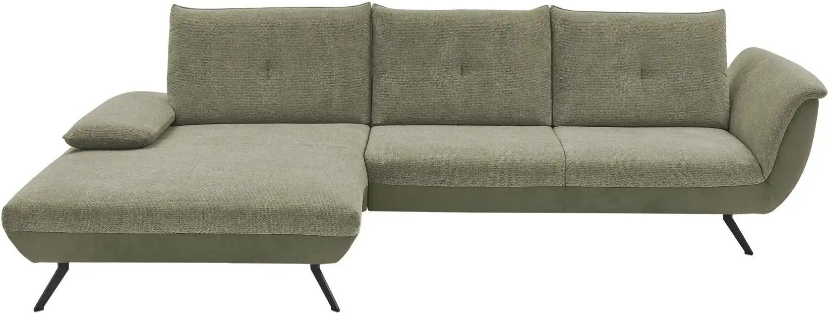 Ecksofa  Celine ¦ grün ¦ Maße (cm): B: 316 H: 90 T: 244.0 Polstermöbel > Sofas > 3-Sitzer - Höffner