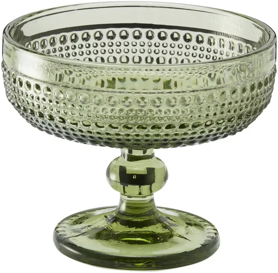 Eisschale ¦ grün ¦ Glas ¦ Maße (cm): H: 10 Ø: 11.5 Gläser & Karaffen - Höffner