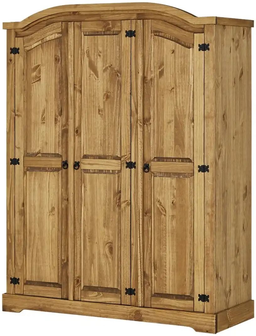 Thumbnail - Kleiderschrank Veracruz ¦ holzfarben ¦ Maße (cm): B: 151 H: 193 T: 58.0 Schränke > Kleiderschränke > Drehtürenschränke ...