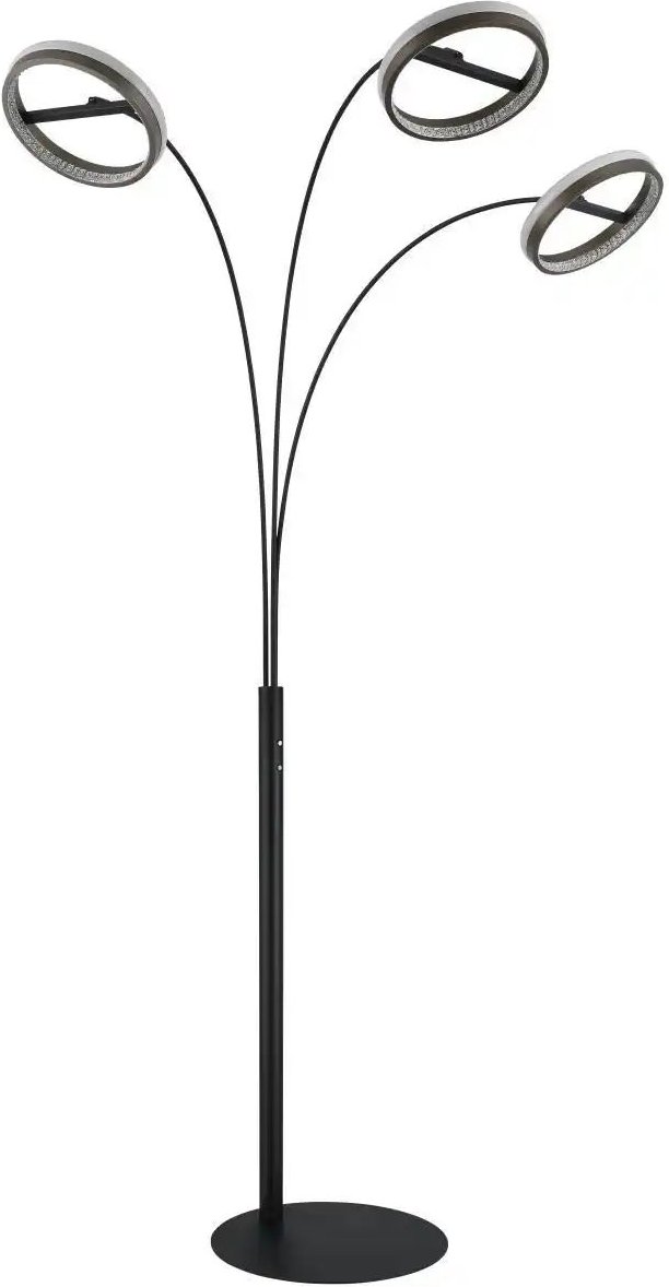 Thumbnail - Globo Lighting Stehleuchte ¦ schwarz ¦ Maße (cm): B: 83,7 H: 190,2 Lampen & Leuchten > Stehlampen - Höffner