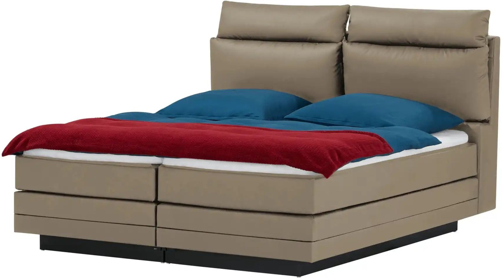 Thumbnail - Motor-Boxspringbett Hardego ¦ braun ¦ Maße (cm): B: 200 H: 118 Betten > Boxspringbetten - Höffner