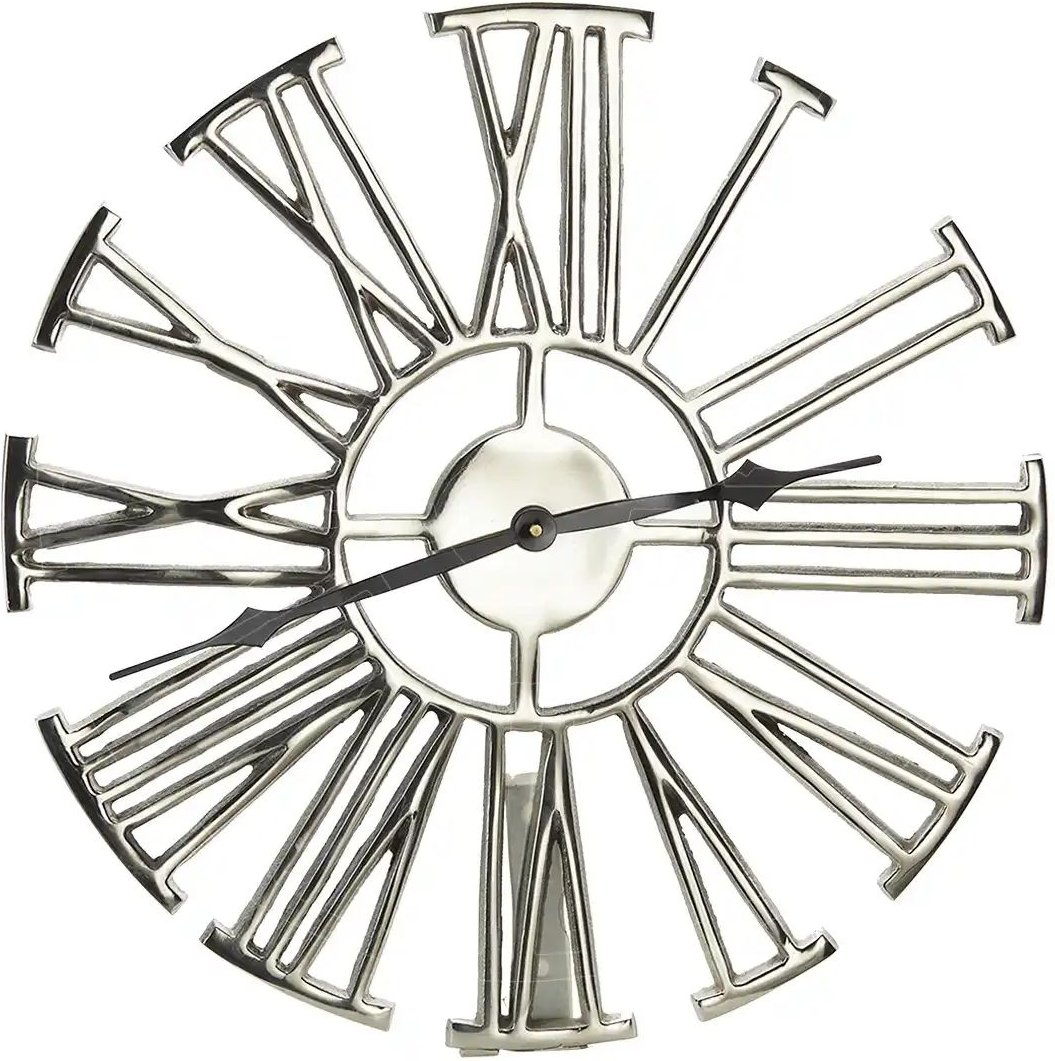 HOME STORY Wanduhr ¦ silber ¦ Aluminium ¦ Maße (cm): H: 1 Ø: 41 Accessoires > Uhren & Wetterstationen - Höffner