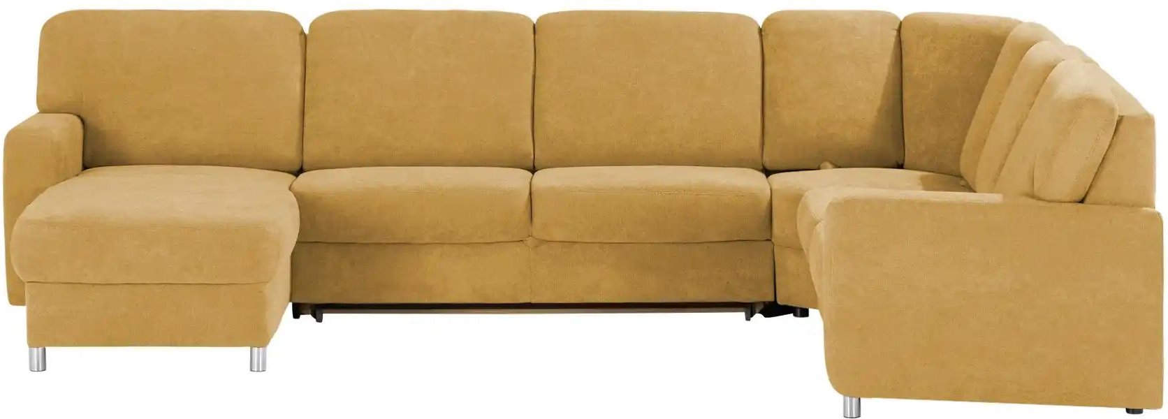 smart Wohnlandschaft Valencia ¦ gelb ¦ Maße (cm): B: 341 Polstermöbel > Sofas > Schlafsofas - Höffner