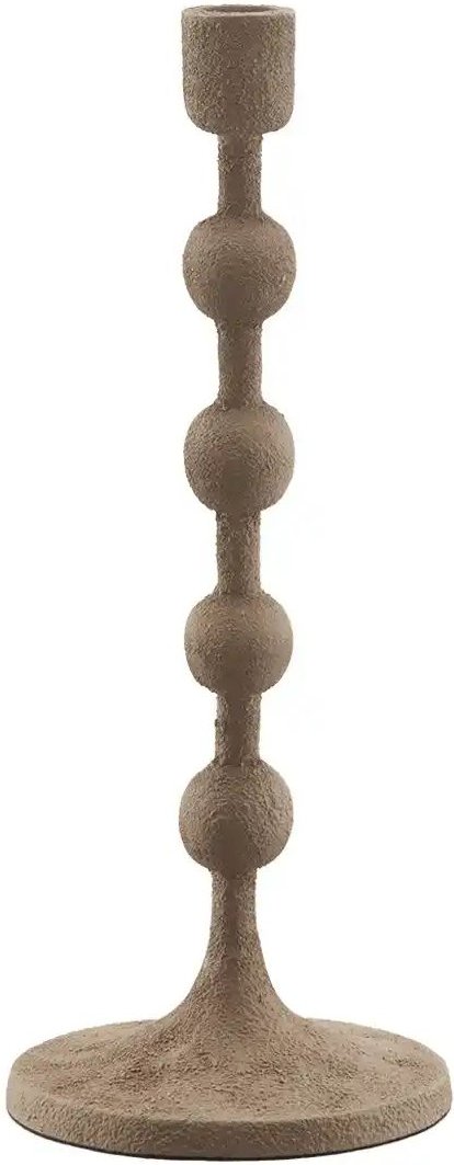 HOME STORY Kerzenhalter ¦ braun ¦ Aluminium ¦ Maße (cm): H: 32 Ø: 13 Accessoires > Kerzen & Kerzenständer > Kerzenstä...