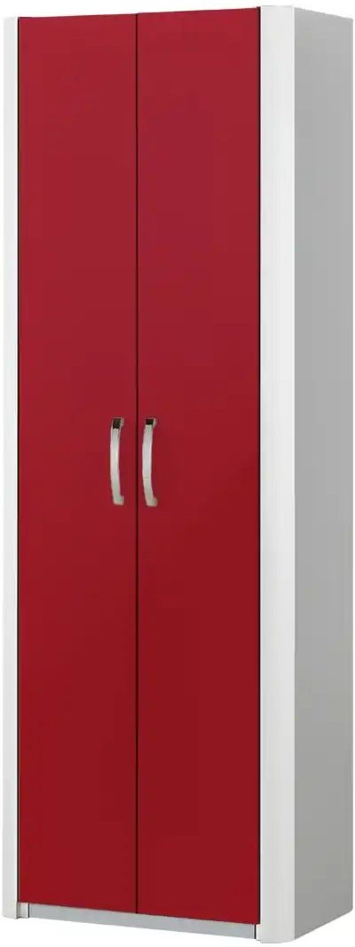 Garderobenschrank Juno ¦ rot ¦ Maße (cm): B: 67 H: 187 T: 40.0 Schränke > Dielenschränke - Höffner