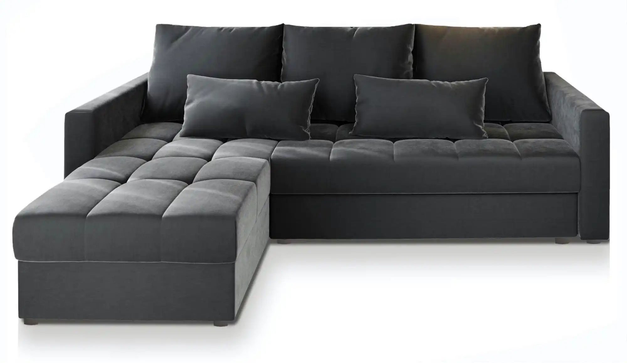 MASSENO Ecksofa mit Schlaffunktion Kos ¦ grau ¦ Maße (cm): B: 220 H: 85 Polstermöbel > Sofas > 3-Sitzer - Höffner