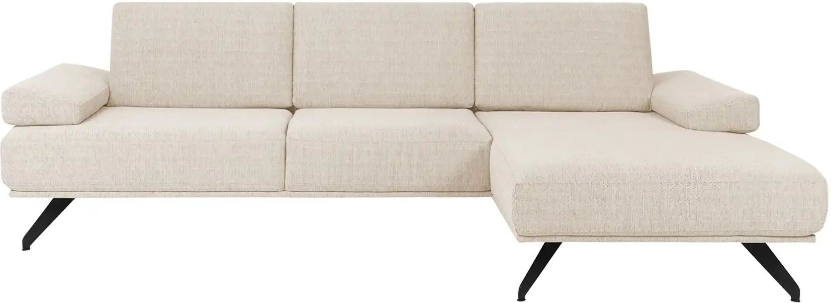 SOHO Ecksofa Gemma ¦ beige ¦ Maße (cm): B: 282 H: 84 T: 166.0 Polstermöbel > Sofas > 3-Sitzer - Höffner