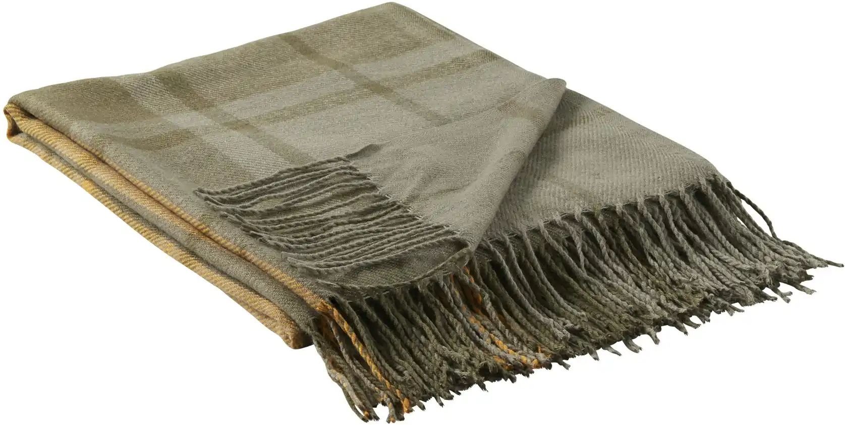 HOME STORY Tagesdecke Home Story ¦ grün ¦ Synthetik ¦ Maße (cm): B: 130 Dekokissen & Decken > Tagesdecken & Bettüberwür...