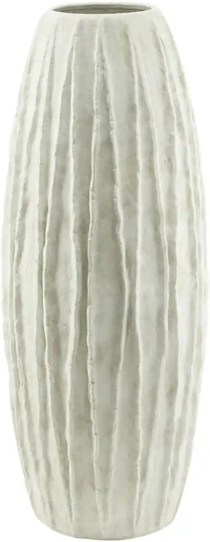 HOME STORY Deko Bodenvase ¦ weiß ¦ Steingut ¦ Maße (cm): H: 70 Ø: 27.5 Accessoires > Vasen - Höffner