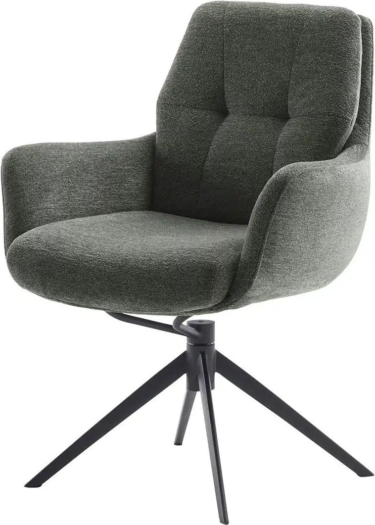 Esszimmerstuhl drehbar Eno ¦ grün ¦ Maße (cm): B: 66 H: 90 T: 69.0 Stühle > Esszimmerstühle > Esszimmerstühle mit Armleh...