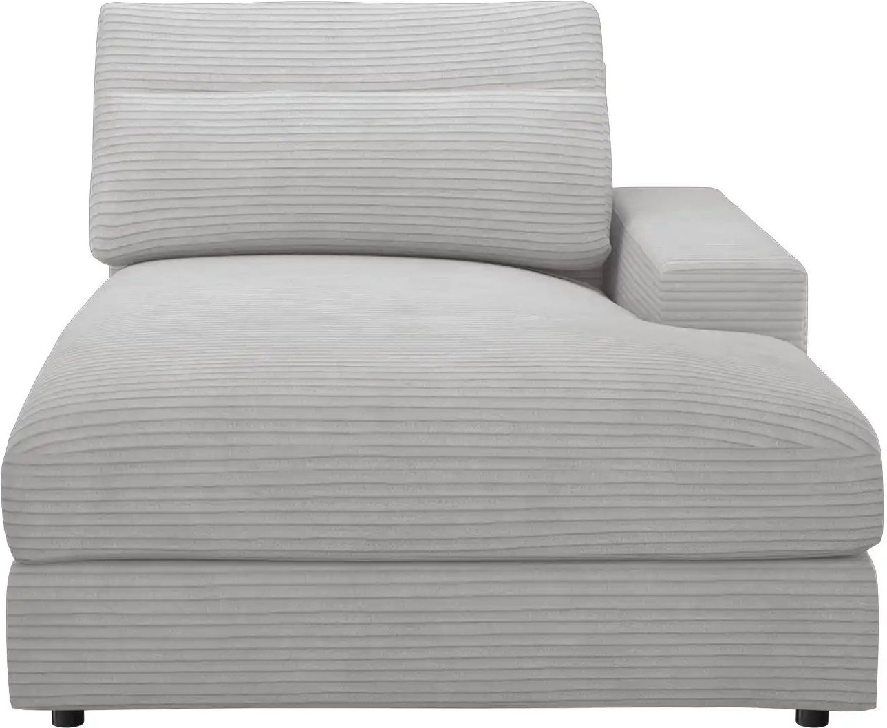 Element Ottomane mit Armlehne rechts Branna ¦ grau ¦ Maße (cm): B: 116 H: 88 T: 164.0 Polstermöbel > Sofas > Modulsofas ...