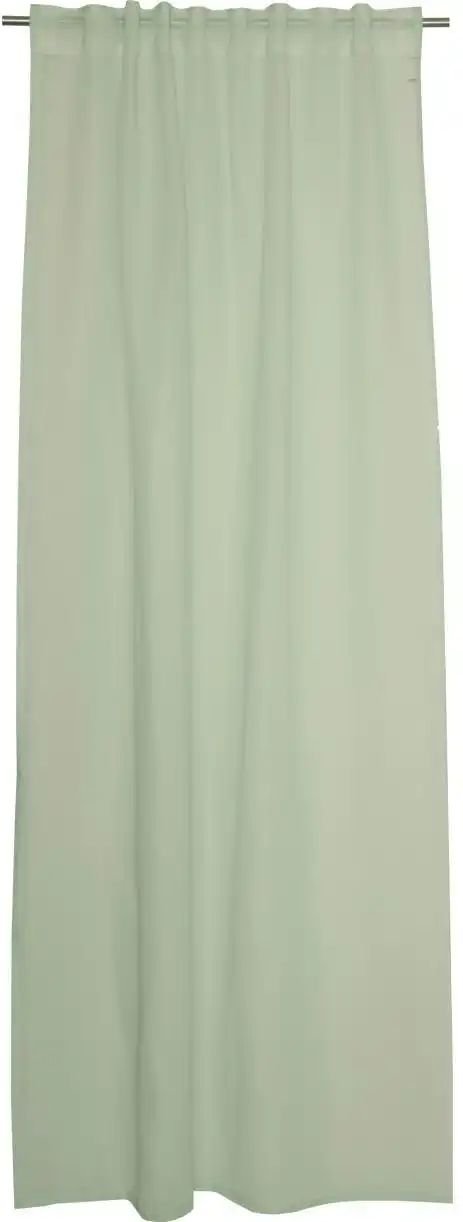 SCHÖNER WOHNEN Kollektion Schlaufenschal ¦ grün ¦ Synthetik ¦ Maße (cm): B: 130 H: 1 Gardinen & Rollos > Gardinen & Vo...