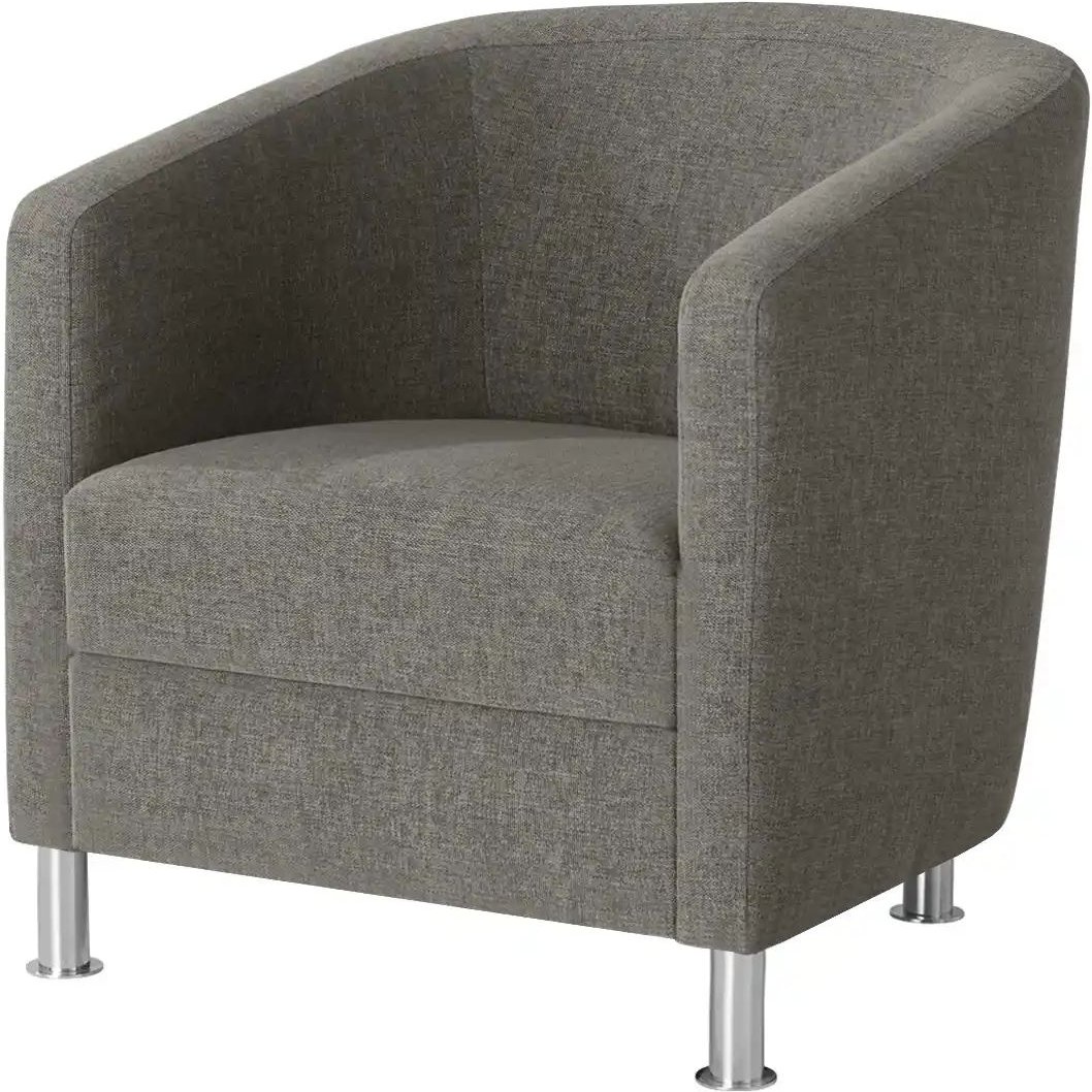 Sessel aus Flachgewebe Koblenz ¦ grau ¦ Maße (cm): B: 69 H: 75 T: 76.0 Polstermöbel > Sessel > Fernsehsessel - Höffner