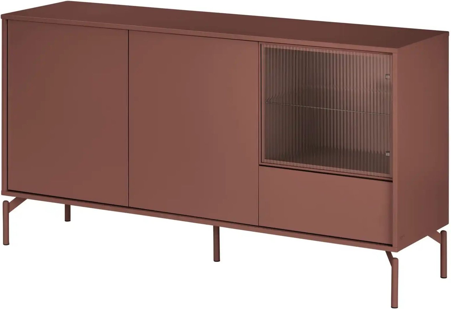Love it Sideboard Flumeri ¦ rot ¦ Maße (cm): B: 155 H: 83 T: 43.0 Kommoden & Sideboards > Sideboards - Höffner