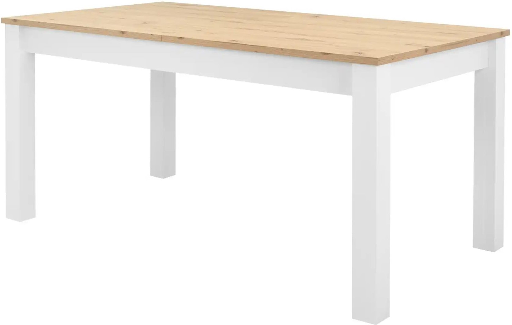 Ausziehbarer Esstisch Mazzano ¦ weiß ¦ Maße (cm): B: 90 H: 75 Tische > Esstische > Esstische ausziehbar - Höffner