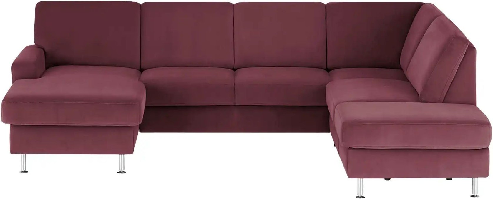 meinSofa Wohnlandschaft Mit verschiedenen Funktionen verfügbar Jana ¦ lila/violett ¦ Maße (cm): B: 309 H: 87 T: 235.0 Po...