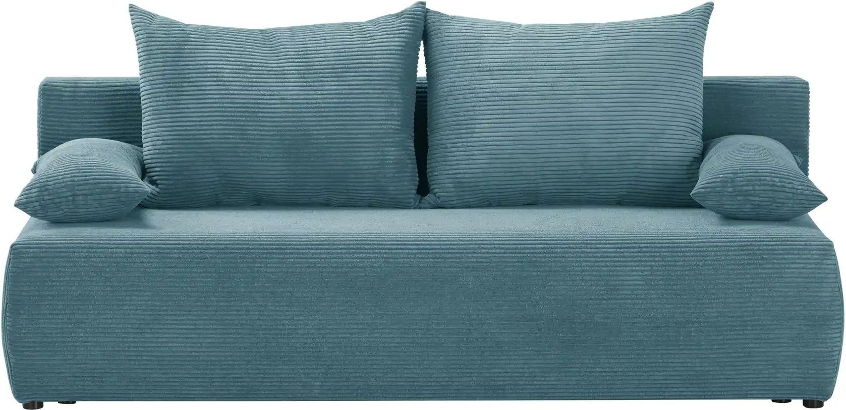 Schlafsofa Libia ¦ türkis/petrol ¦ Maße (cm): B: 200 H: 90 T: 91.0 Polstermöbel > Sofas > 2-Sitzer - Höffner