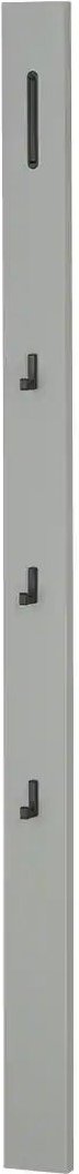 Wohnwert Garderobenpaneel Leo ¦ grau ¦ MDF-Platte ¦ Maße (cm): B: 10 H: 165 T: 5.0 Garderoben & Kleiderstangen > Wandga...