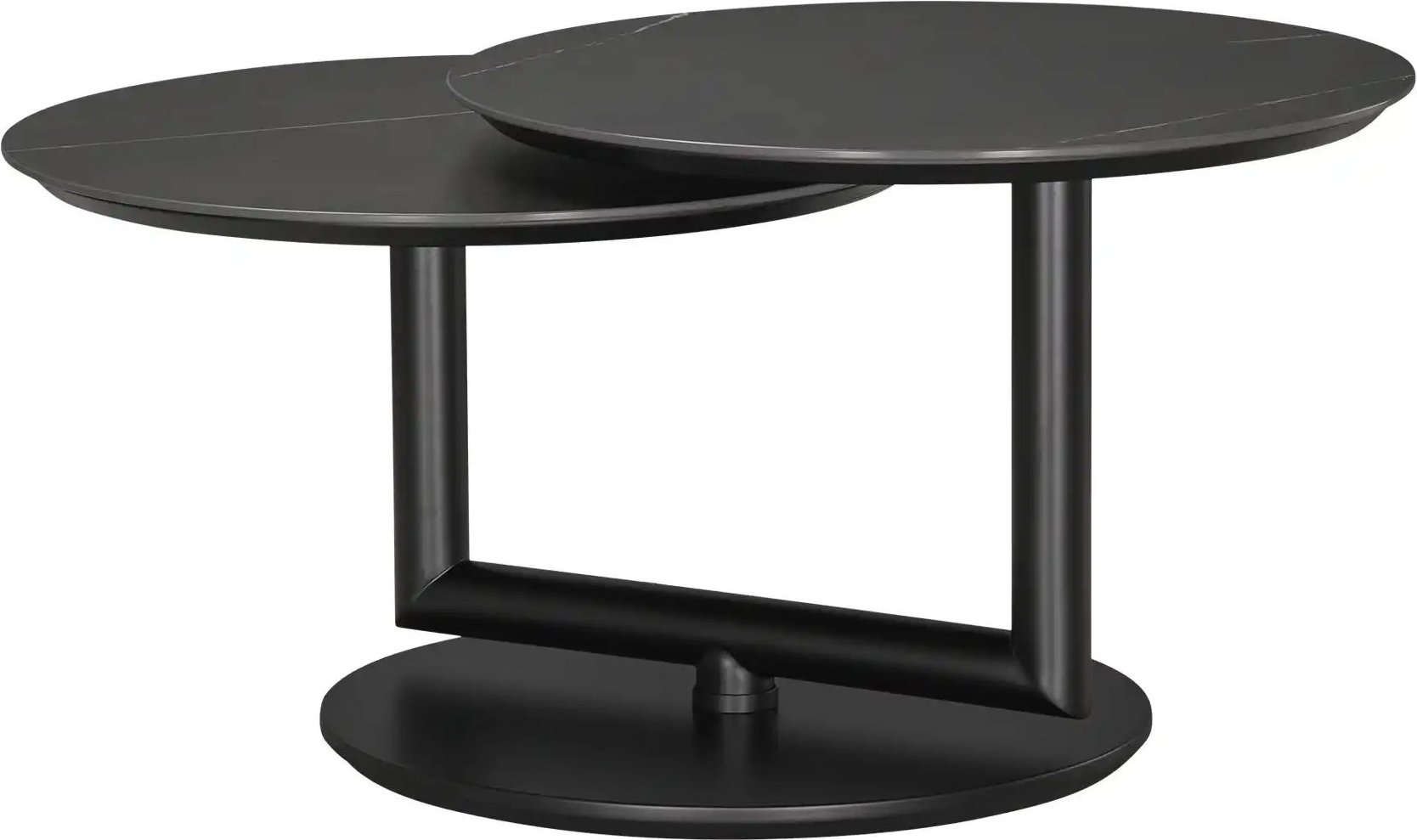 Couchtisch Heideck ¦ schwarz ¦ Maße (cm): B: 60 H: 42 Tische > Couchtische > Couchtische rund - Höffner