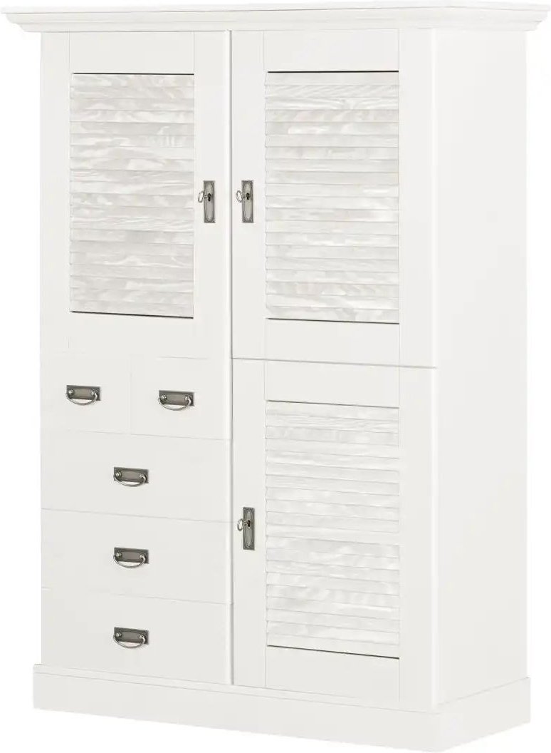 maison bleue Highboard Fancy ¦ weiß ¦ Maße (cm): B: 118,5 H: 163,5 T: 48.0 Kommoden & Sideboards > Highboards - Höffner