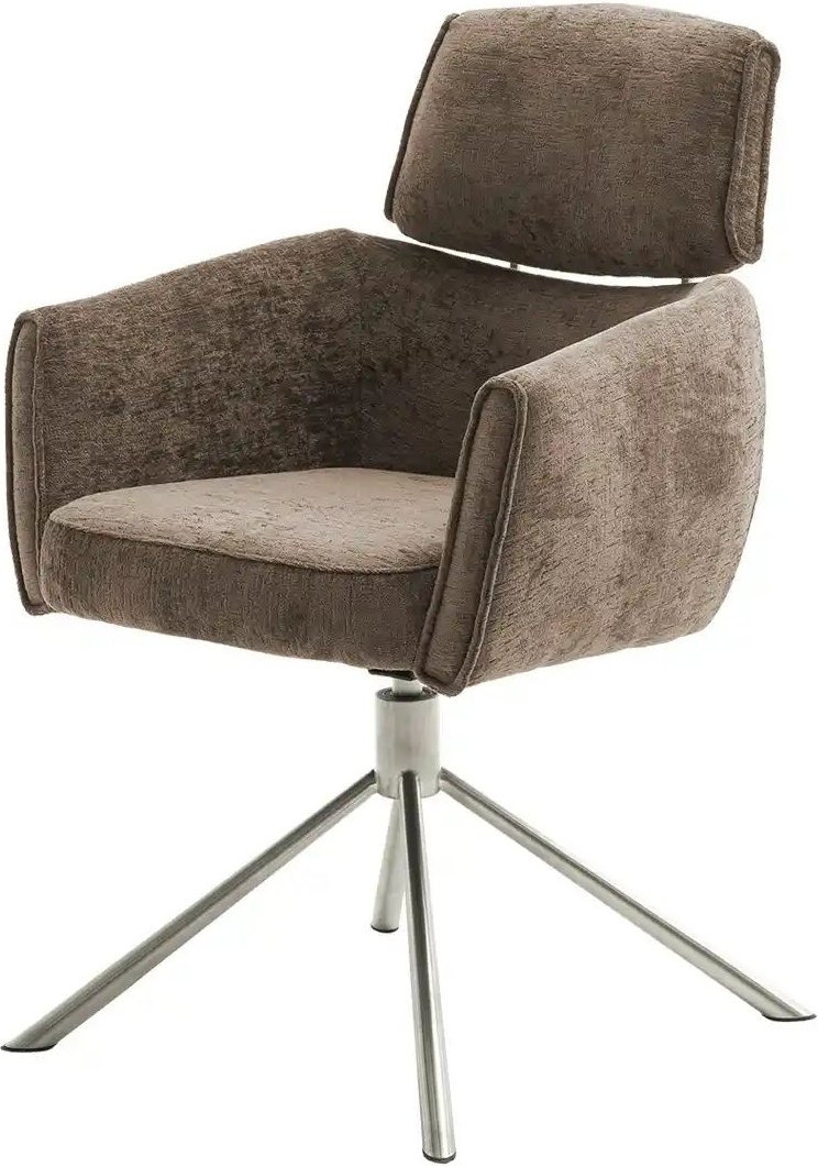 Jette Home Armlehnstuhl drehbar Becky ¦ braun ¦ Maße (cm): B: 61 H: 91 T: 64.0 Stühle > Esszimmerstühle > Esszimmerstühl...