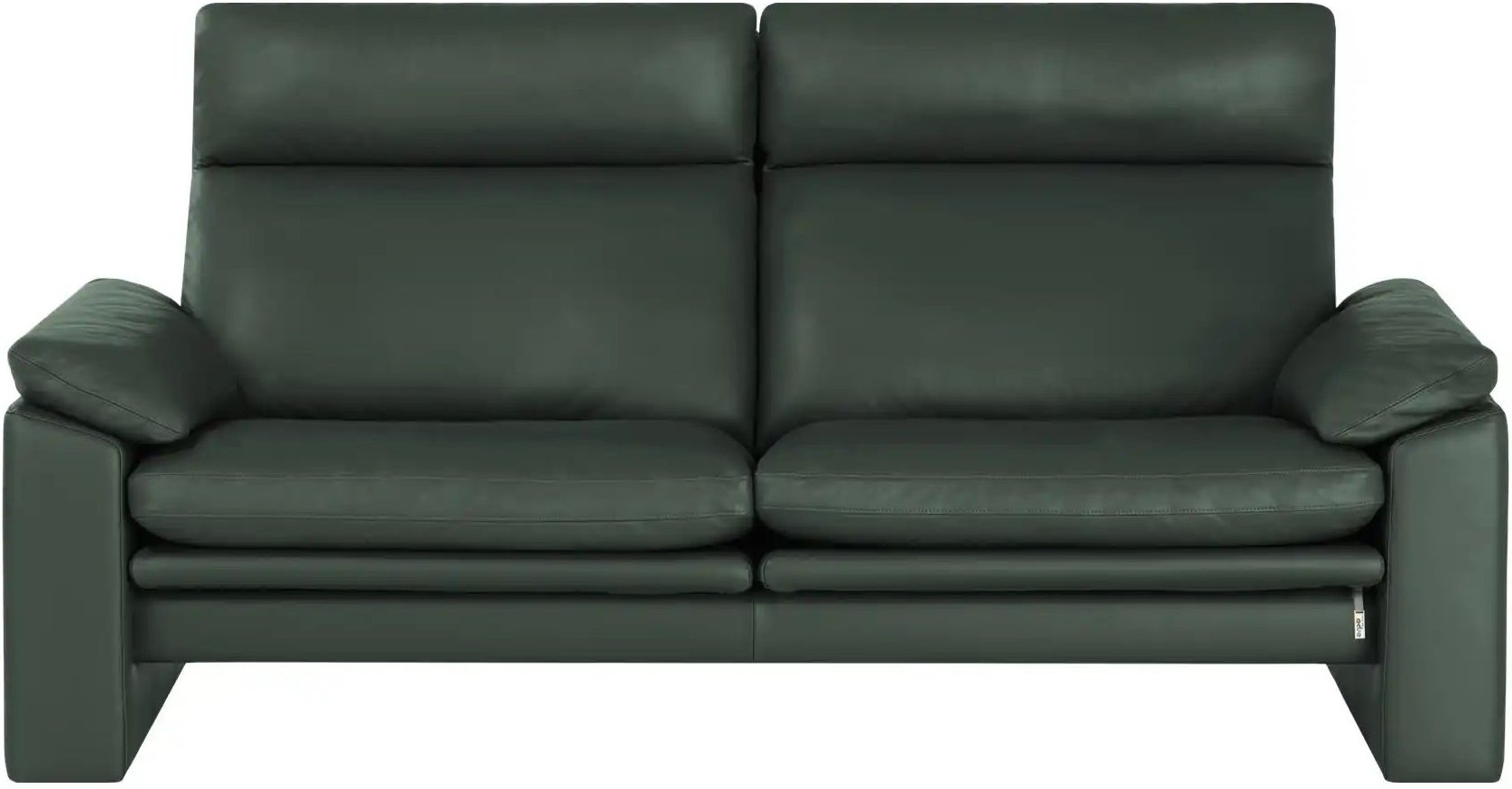Thumbnail - erpo just relax Ledersofa mit Relaxfunktion JR960 Bari ¦ grün ¦ Maße (cm): B: 190 H: 93 T: 84.0 Polstermöbel > Sofas > 2...