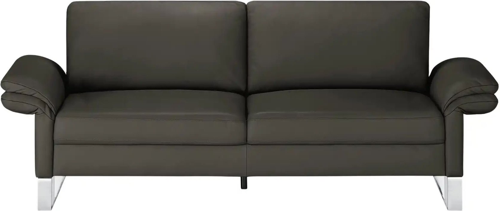 Max Schelling Einzelsofa mit Kufengestell Maximum ¦ braun ¦ Maße (cm): B: 214 H: 86 T: 97.0 Polstermöbel > Sofas > 2-Sit...