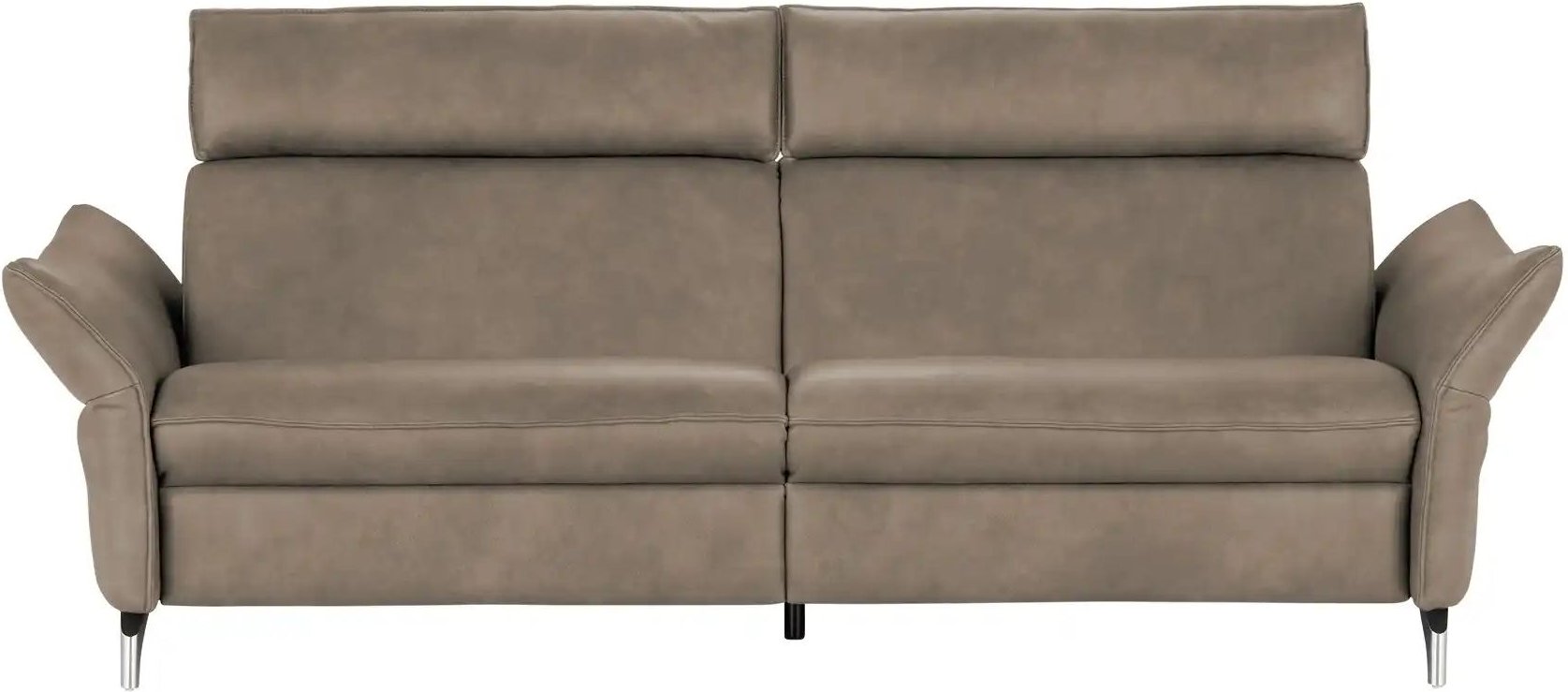 himolla Einzelsofa aus Echtleder 1926 ¦ braun ¦ Maße (cm): B: 224 H: 94 T: 95.0 Polstermöbel > Sofas > 3-Sitzer - Höffne...