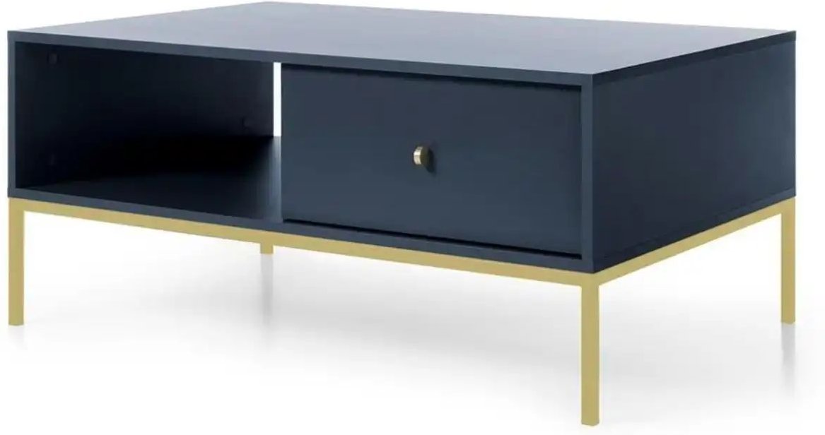 Couchtisch Molly ¦ blau ¦ Maße (cm): B: 103,5 H: 46,2 Tische > Couchtische > Couchtische rechteckig - Höffner