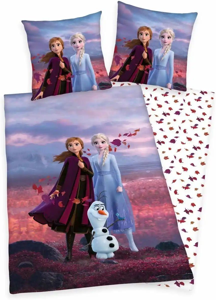 Disney Bettwäsche-Set Die Eiskönigin 2 ¦ mehrfarbig ¦ Maße (cm): B: 135 H: 1 Bettwaren > Bettwäsche > Kinderbettwäsche ...