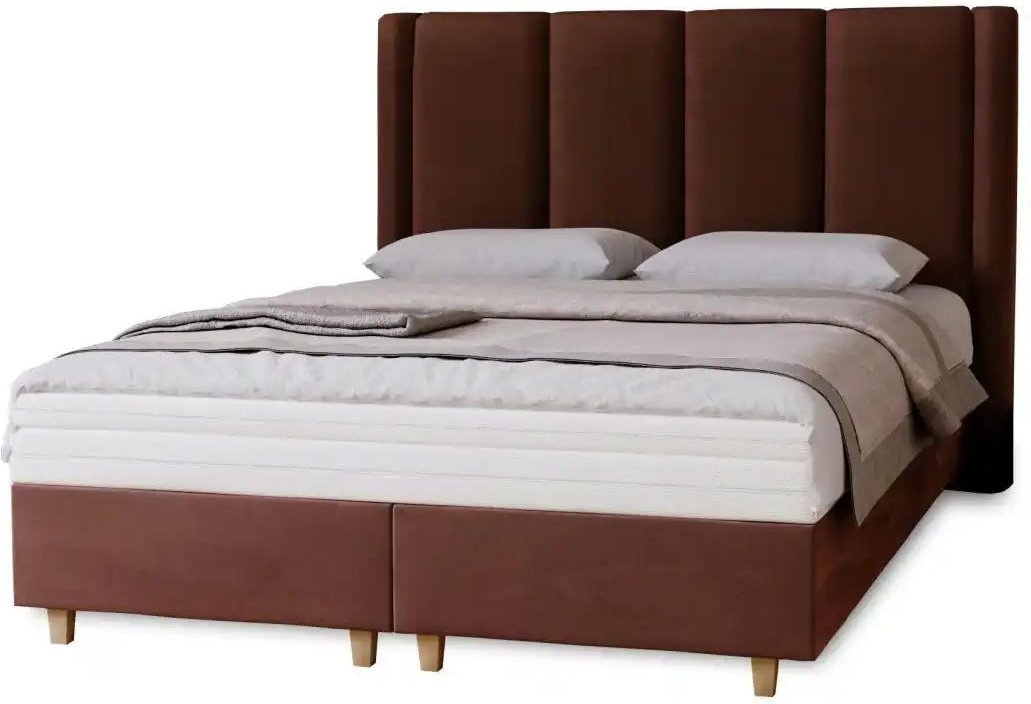 Thumbnail - Boxbett mit Matratze Madeley ¦ braun ¦ Maße (cm): B: 160 H: 110 Betten > Polsterbetten - Höffner
