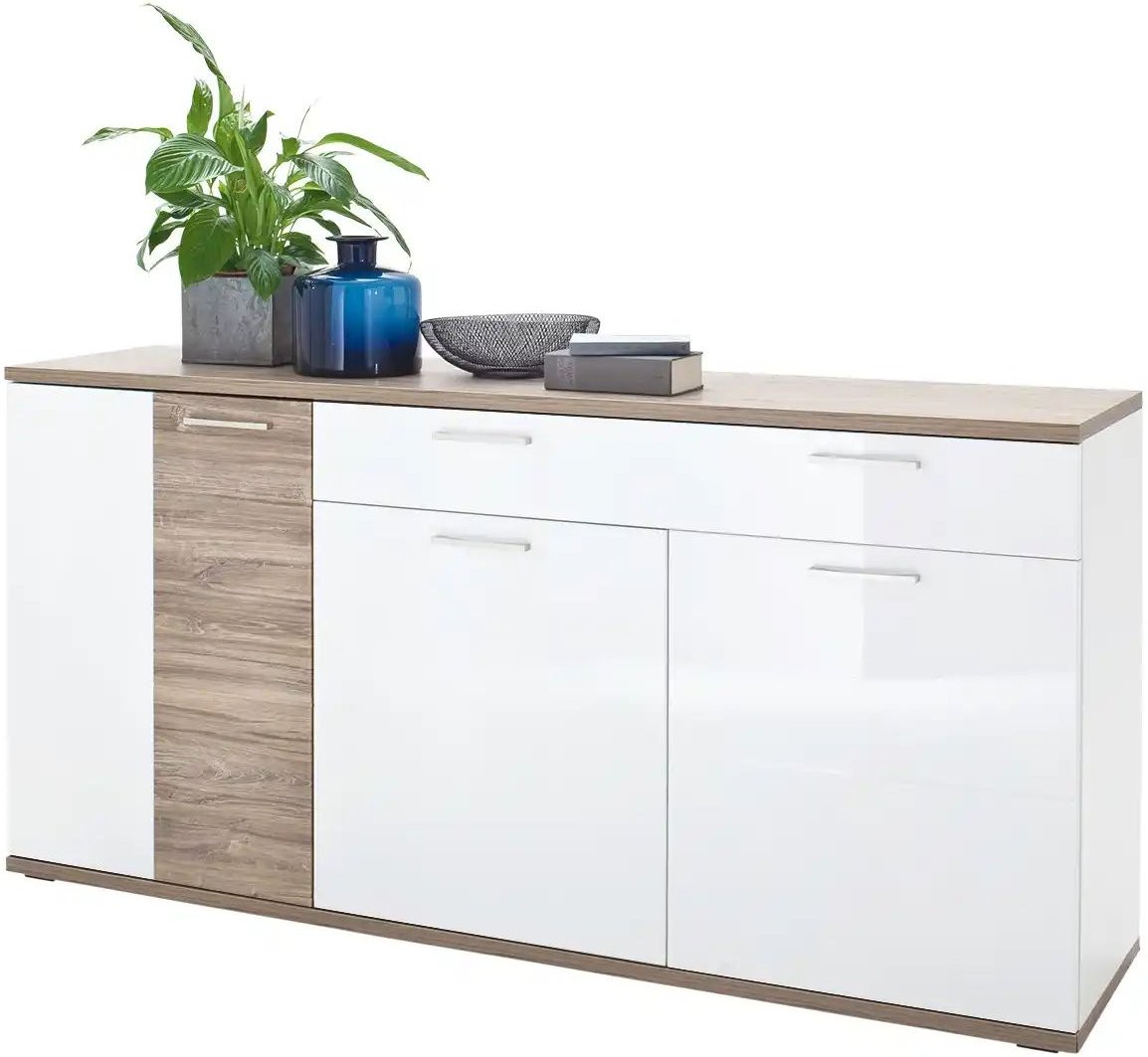 uno Sideboard Zypern ¦ weiß ¦ Maße (cm): B: 180 H: 86 T: 43.0 Kommoden & Sideboards > Sideboards - Höffner