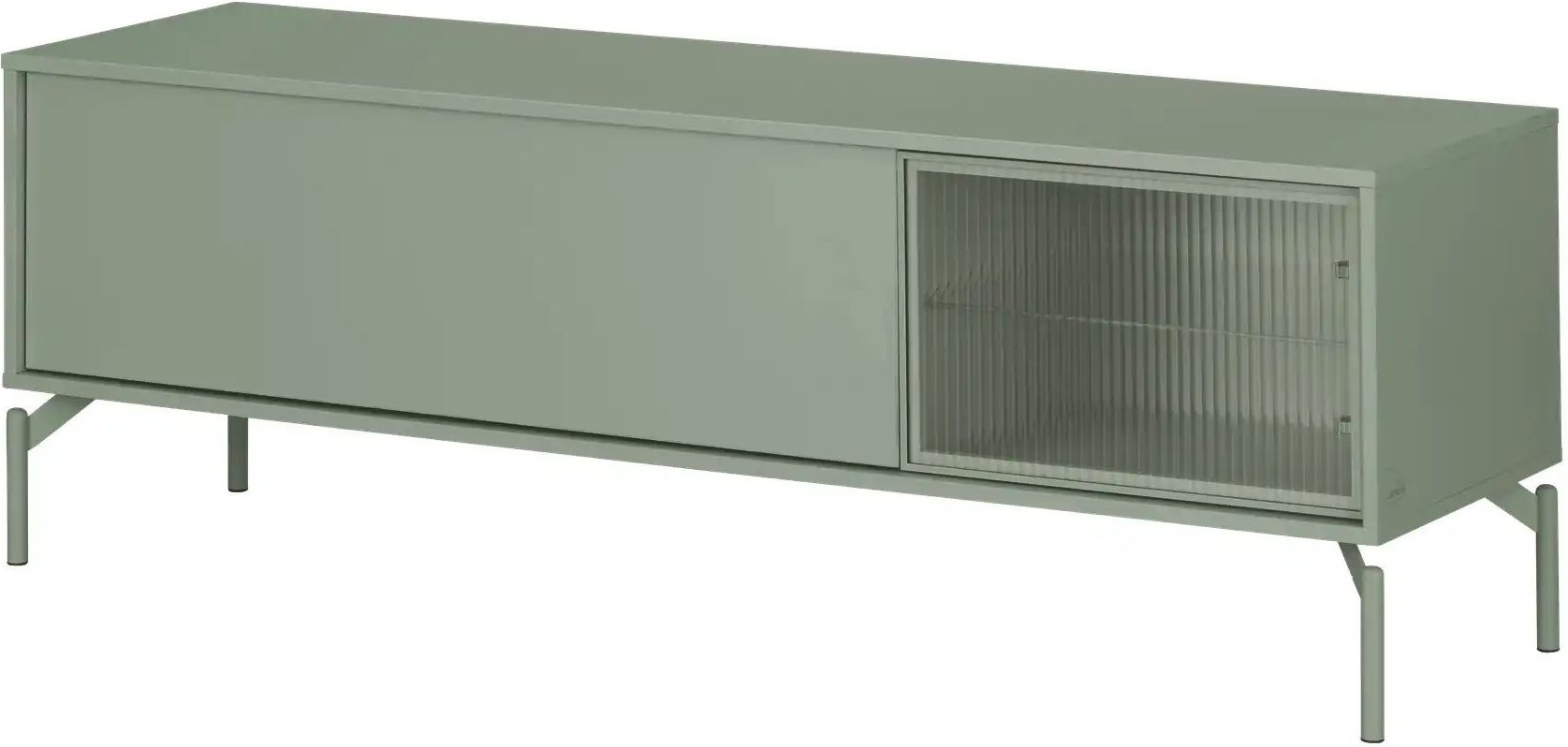 Love it TV-Lowboard Flumeri ¦ grün ¦ Maße (cm): B: 155 H: 52 T: 43.0 Kommoden & Sideboards > Lowboards - Höffner