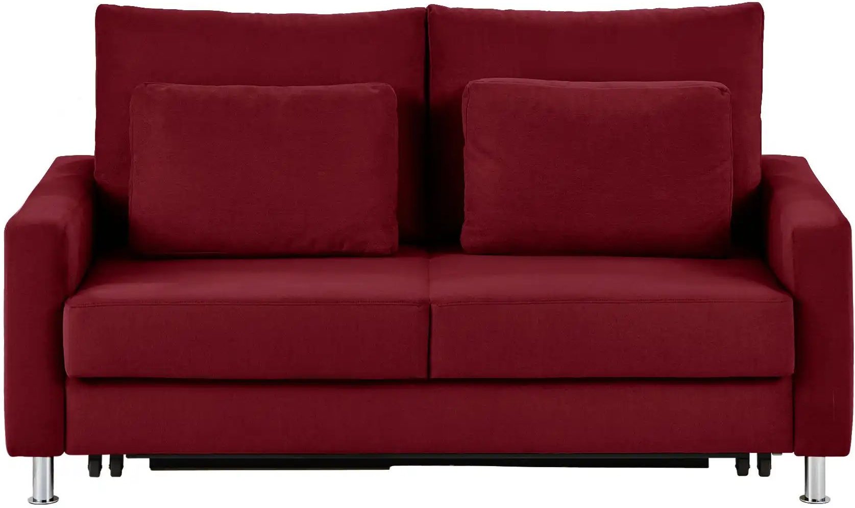 Schlafsofa Mikrofaser Fürth ¦ rot ¦ Maße (cm): B: 186 H: 90 T: 95.0 Polstermöbel > Sofas > 2-Sitzer - Höffner