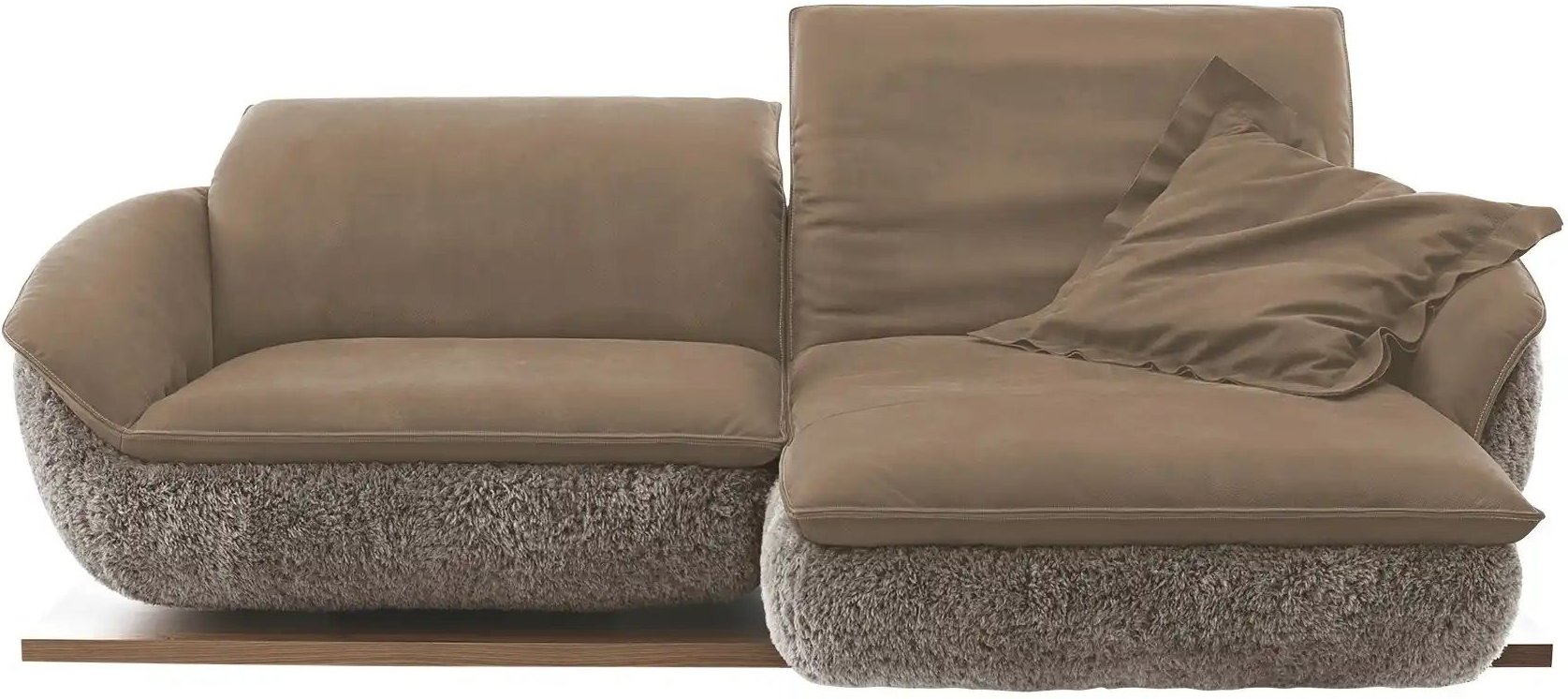 KOINOR Ecksofa Mooove ¦ beige ¦ Maße (cm): B: 242 H: 99 T: 120.0 Polstermöbel > Sofas > Ecksofas - Höffner