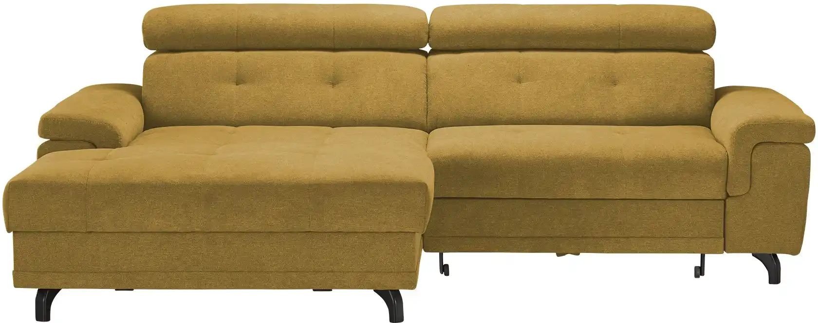 Ecksofa mit Schlaffunktion Frieda ¦ gelb ¦ Maße (cm): B: 265 H: 87 T: 180.0 Polstermöbel > Sofas > Ecksofas - Höffner