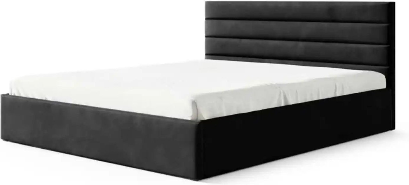 Polsterbett mit Bettkasten Bella ¦ grau ¦ Maße (cm): B: 99 H: 85 Betten > Polsterbetten - Höffner