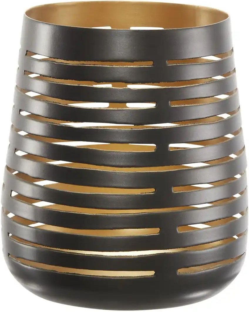 HOME STORY Teelichthalter ¦ mehrfarbig ¦ Eisen ¦ Maße (cm): H: 10 Ø: 10 Accessoires > Kerzen & Kerzenständer > Teelic...