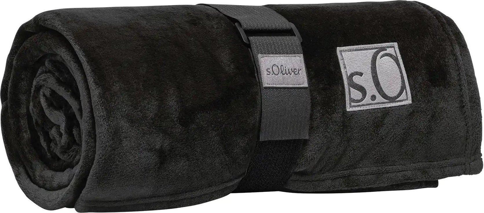 Thumbnail - S.Oliver Kuscheldecke Kuschelsoft ¦ schwarz ¦ Synthetik ¦ Maße (cm): B: 150 Dekokissen & Decken > Kuscheldecken & Wohnd...